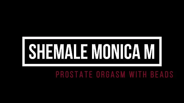 Shemale Monica M – Prostate Orgams with beads