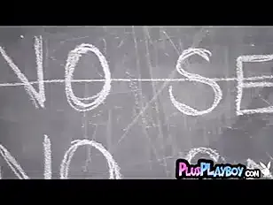 Petite student passion posing session in hot lingerie and student uniform