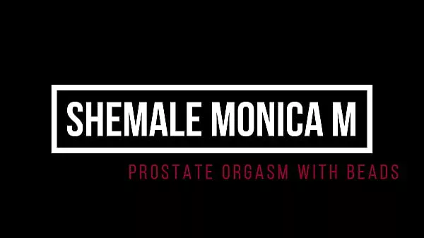 Shemale Monica M – Prostate Orgams with beads
