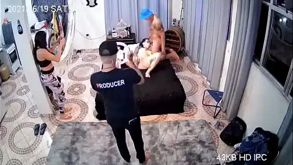 Camera escondida bastidores do Pitbull Porn