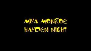 Horny sluts, Hayden Knight and Miya Monroe, one a hot blonde, the other an exotic-looking…