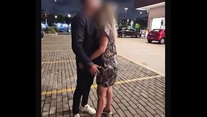Sra.Moema namorando o BBC no estacionamento do MC Donalds e depois termina no carro