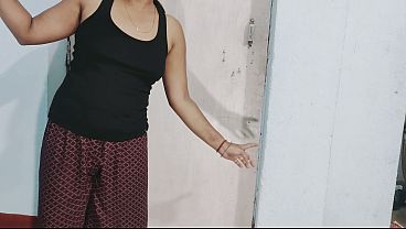 Newly married Bhabhi Ass fucked in missionary position bye debar, hindi audio sex